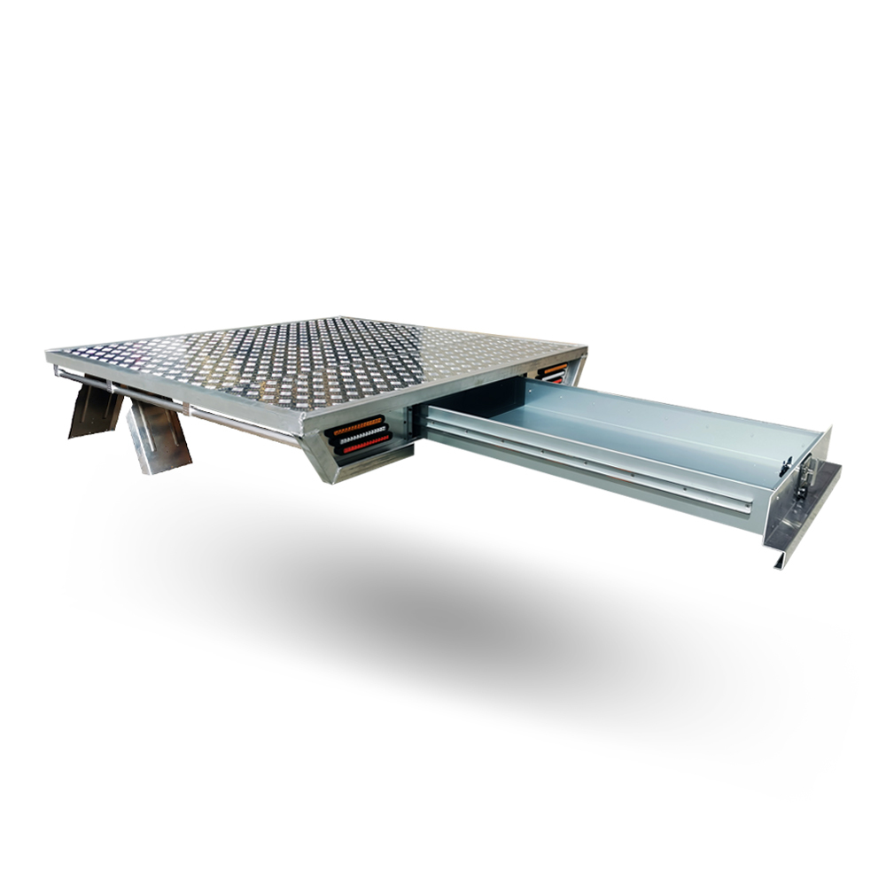 1780W x 1800L mm (Deck Only) Deluxe Premium Tapered Aluminium Tray With 1700mm Trundle Drawer